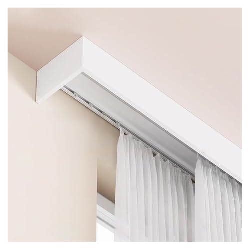 gardinenschiene vorhangschiene Doppelvorhang Mit Blendenkasten, Aluminiumlegierung Doppelvorhangschienen-Deckenmontagesystem, Vorhangschienen-Wandmontage Mit Volant Für Wohnzimmer, Schlafzimmer(Ceilin gardinenschiene vorhangschiene Doppelvorhang Mit Blendenkasten, Aluminiumlegierung Doppelvorhangschienen-Deckenmontagesystem, Vorhangschienen-Wandmontage Mit Volant Für Wohnzimmer, Schlafzimmer(Ceilin von JYHHCYS