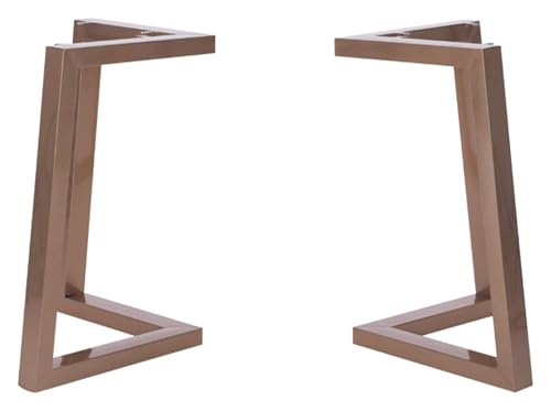 JYHHGDS Tischbeine aus Metall, Couchtischbeine aus Metall, Tischbeine aus Metall, Möbelbeine aus dickem Eisen, Couchtischbeine (Gold, 70 cm) von JYHHGDS