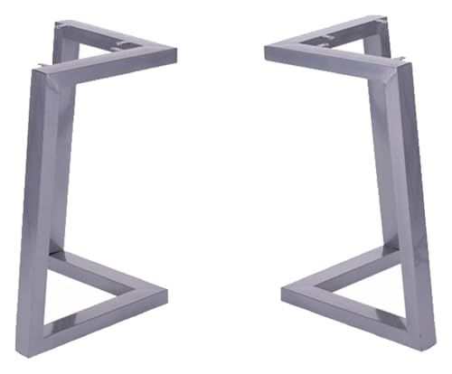 JYHHGDS Tischbeine aus Metall, Couchtischbeine aus Metall, Tischbeine aus Metall, Möbelbeine aus dickem Eisen, Couchtischbeine (Silber, 50 cm) von JYHHGDS