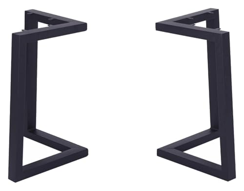 JYHHGDS Tischbeine aus Metall, Couchtischbeine aus Metall, Tischbeine aus Metall, Möbelbeine aus dickem Eisen, Couchtischbeine (schwarz, 70 cm) von JYHHGDS