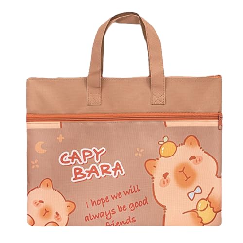 JYJLLM Kinder A4 Dokumententasche Wasserdicht Doppelreißverschluss Schule Organizer - Niedliche Nylon Mesh Datei Tasche für Studenten, Reisen & Bürobedarf von JYJLLM