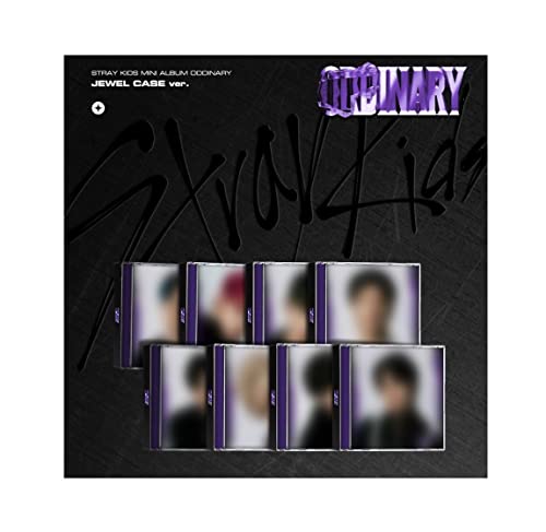 JYP Ent. STRAY KIDS - ODDINARY [JEWEL CASE ver.] Album + Extra Photocards Set (zufällige Version) JYP KPOP IDOL, 120 x 120 x 10 mm von JYP Entertainment