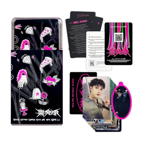 Stray Kids - -Rock-STAR (PLATFORM ALBUM_NEMO Ver.) Cover + QR Card + Sticker + Photocards + Ornament + Lyric Cards + 2 Pin Badges + 5 Extra Photocards von JYP Ent.