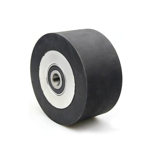 1 Stück 100 x 50 mm Vollgummi-Kontaktrad mit Rillen, 4 x 2 Zoll, Ersatzteil für Bandschleifer, S 12,7 mm Lager 1 Stück 100 x 50 mm Vollgummi-Kontaktrad mit Rillen, 4 x 2 Zoll, Ersatzteil für Bandschleifer, S 12,7 mm Lager von JZFDCLF