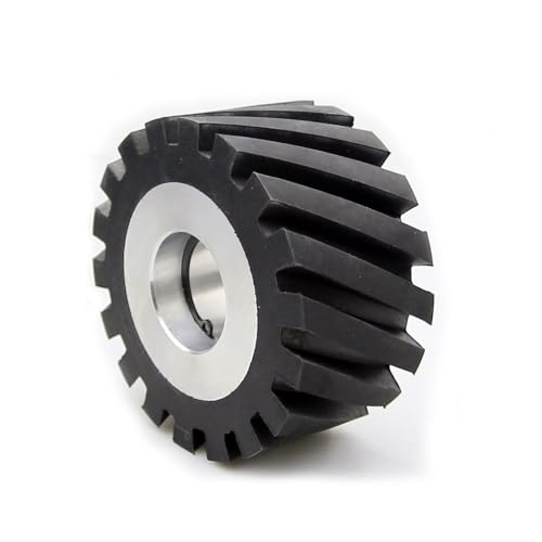 1 Stück 100 x 50 mm Vollgummi-Kontaktrad mit Rillen, 4 x 2 Zoll, Ersatzteil für Bandschleifer, gerillt 6202 1 Stück 100 x 50 mm Vollgummi-Kontaktrad mit Rillen, 4 x 2 Zoll, Ersatzteil für Bandschleifer, gerillt 6202 von JZFDCLF