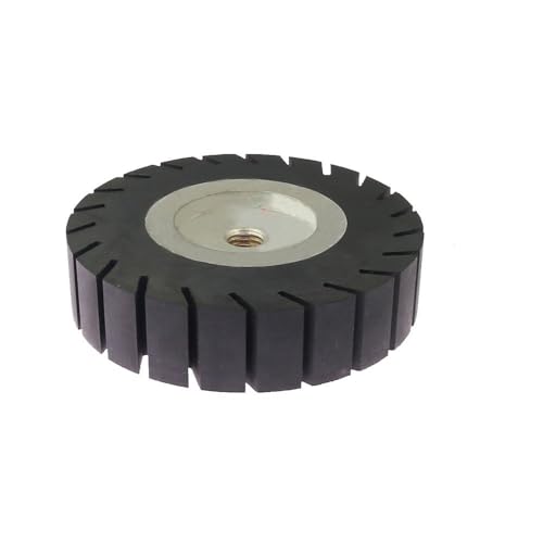 1 Stück Durchmesser 75 mm/90 mm/100 mm/110 mm Expansionsrolle 55A Gummi-Polierscheibe, 124 x 30 mm M14 von JZFDCLF