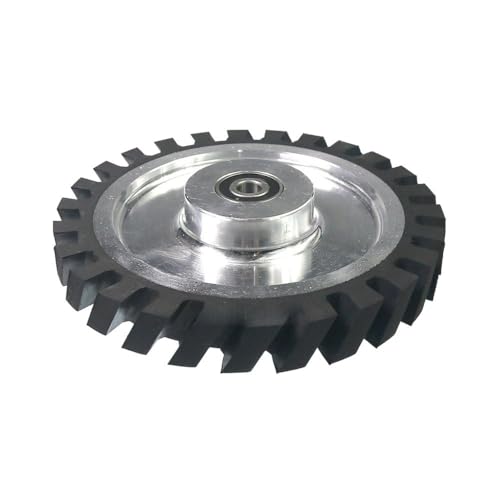 1 Zoll/25 mm Breite, gezacktes, gerilltes Gummi-Kontaktrad, 6 Zoll – 14 Zoll, Bandschleifer-Zubehör, 200 x 25 mm, 6004 installiert 20 1 Zoll/25 mm Breite, gezacktes, gerilltes Gummi-Kontaktrad, 6 Zoll – 14 Zoll, Bandschleifer-Zubehör, 200 x 25 mm, 6004 installiert 20 von JZFDCLF