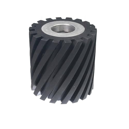 100 x 100 mm geriffeltes Gummi-Kontaktrad, 4 x 4 Zoll, Bandschleiferteil, für 6202-Lager von JZFDCLF