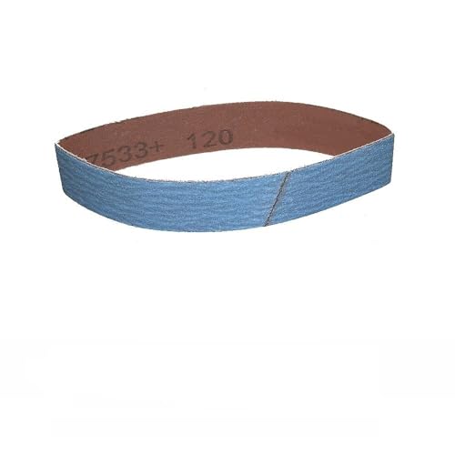 124 x 30 mm Expansionsrolle, Winkelschleifer, Gummi-Fliehkraftrad, 392 x 30 mm, Zirkonia-Schleifhülsen zum Schleifen von Metallschweißnähten, P120 x 10 Stück von JZFDCLF