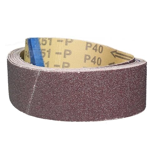 150 mm 6 x 2 Zoll 6 x 1 Zoll Gummi-Fliehkraftrad-Bandschleifer-Schleifhülsen 473 x 50 mm, P40 x 10 Stück 150 mm 6 x 2 Zoll 6 x 1 Zoll Gummi-Fliehkraftrad-Bandschleifer-Schleifhülsen 473 x 50 mm, P40 x 10 Stück von JZFDCLF