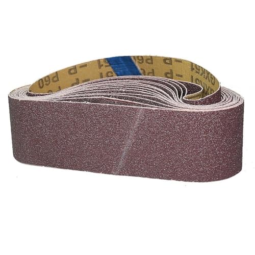 150 mm 6 x 2 Zoll 6 x 1 Zoll Gummi-Fliehkraftrad-Bandschleifer-Schleifhülsen 473 x 50 mm, P60 x 10 Stück 150 mm 6 x 2 Zoll 6 x 1 Zoll Gummi-Fliehkraftrad-Bandschleifer-Schleifhülsen 473 x 50 mm, P60 x 10 Stück von JZFDCLF