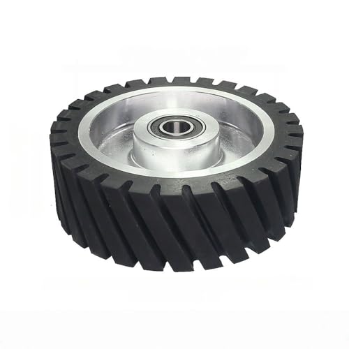 150 x 50 mm Diagonal-Gummi-Kontaktrad-Bandschleifer-Rad-Schleifband-Set, 6202 installiert 15.875 von JZFDCLF