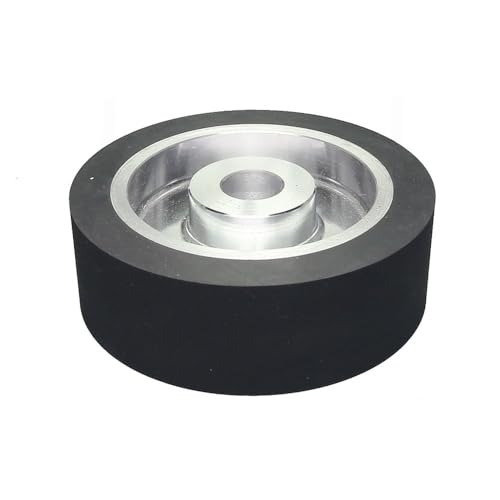 150 x 50 mm flache Gummi-Kontaktscheibe, 6 x 2 Zoll, Bandschleifscheiben-Schleifbandsatz, Innendurchmesser 28 mm 150 x 50 mm flache Gummi-Kontaktscheibe, 6 x 2 Zoll, Bandschleifscheiben-Schleifbandsatz, Innendurchmesser 28 mm von JZFDCLF