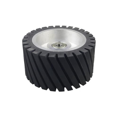 150 x 75 mm gezacktes Gummi-Kontaktrad-Bandschleifer-Polierrad-Schleifband-Set, 6201 installiert 12 mm 150 x 75 mm gezacktes Gummi-Kontaktrad-Bandschleifer-Polierrad-Schleifband-Set, 6201 installiert 12 mm von JZFDCLF