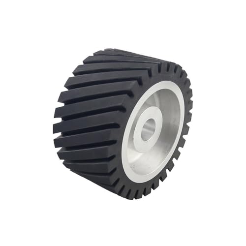 150 x 75 mm gezacktes Gummi-Kontaktrad-Bandschleifer-Polierrad-Schleifband-Set, ID 32 mm 150 x 75 mm gezacktes Gummi-Kontaktrad-Bandschleifer-Polierrad-Schleifband-Set, ID 32 mm von JZFDCLF