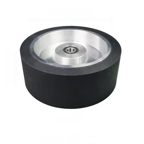 200 x 75 x 24 mm Vollgummi-Kontaktrad mit 8 x 3 mm Keilnut Dynamisch ausgewuchtetes Bandschleifrad, 6202 installiert 15.875 200 x 75 x 24 mm Vollgummi-Kontaktrad mit 8 x 3 mm Keilnut Dynamisch ausgewuchtetes Bandschleifrad, 6202 installiert 15.875 von JZFDCLF