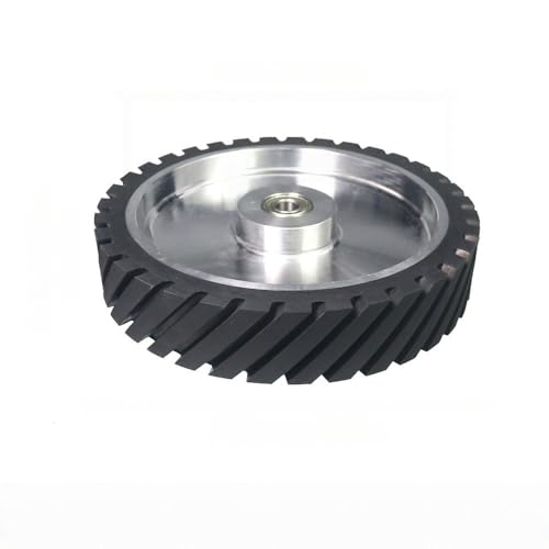 250 x 50 mm gezackte Gummi-Kontaktscheibe, Bandschleifer, Polierscheibe für Schleifbänder, 6202 installiert 15,70 A Common 250 x 50 mm gezackte Gummi-Kontaktscheibe, Bandschleifer, Polierscheibe für Schleifbänder, 6202 installiert 15,70 A Common von JZFDCLF