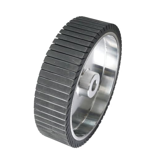 292 x 50/100 mm Expander-Gummi-Fliehkraftrad für 36 Zoll 915 mm Schleifbänder Motor-Tischschleifmaschine, 292 x 100 x 25 mm Rad von JZFDCLF