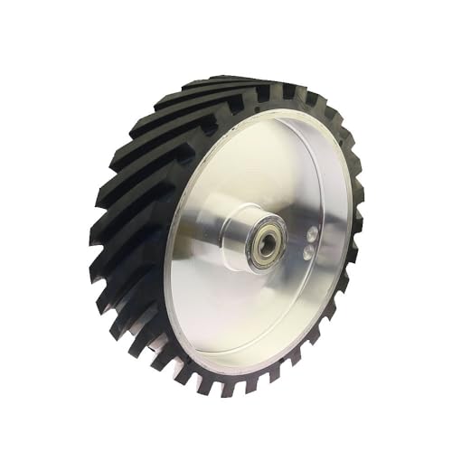 300 x 75 mm Bandschleifer, Gummi-Kontaktrad, dynamisch ausgewuchtet, gerillt, 6204 installiert von JZFDCLF