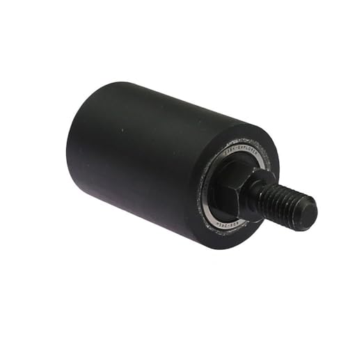 Stück OD35/50/80 mm Gummi-Kontaktradrolle mit Welle M10 x 12 mm Schleifschleifmaschine Bandschleiferteil, 35 mm massiv Stück OD35/50/80 mm Gummi-Kontaktradrolle mit Welle M10 x 12 mm Schleifschleifmaschine Bandschleiferteil, 35 mm massiv von JZFDCLF