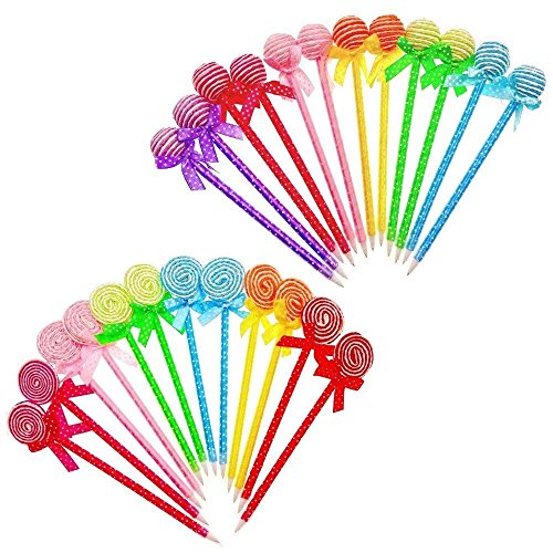 JZK 24 Neuheit Lollipop Stifte kugelschreiber Kuli Set Spielzeug Geschenk Mitgebsel Gastgeschenk für Mädchen Geburtstag Kinder Party JZK 24 Neuheit Lollipop Stifte kugelschreiber Kuli Set Spielzeug Geschenk Mitgebsel Gastgeschenk für Mädchen Geburtstag Kinder Party von JZK