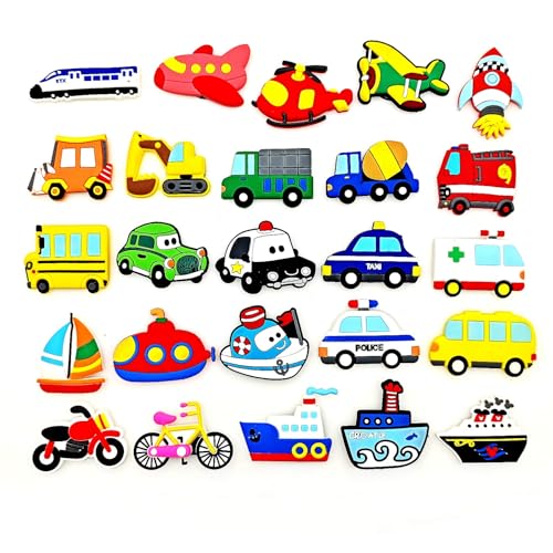 JZK 25x Autos LKW Boote Fahrzeuge Thema Gummi Kühlschrank Magnete für Kleinkinder Jungen für Whiteboard/Staffelei, pädagogisches Spielzeug, Partytütenfüller Gastgeschenke für Kindergeburtstag JZK 25x Autos LKW Boote Fahrzeuge Thema Gummi Kühlschrank Magnete für Kleinkinder Jungen für Whiteboard/Staffelei, pädagogisches Spielzeug, Partytütenfüller Gastgeschenke für Kindergeburtstag von JZK