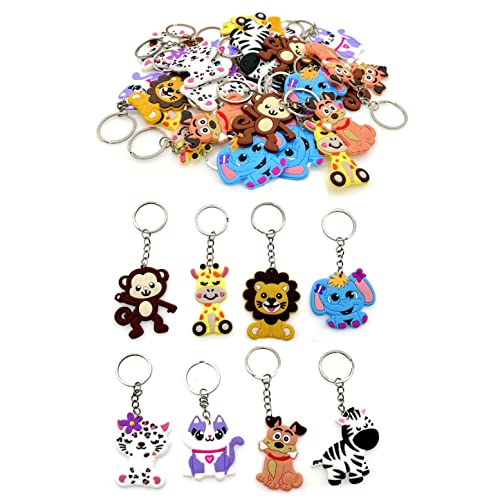 JZK 32x Silikon Tier Schlüsselanhänger Set für Kinder, Schlüsselanhänger für Kindergeburtstagsgeschenke, Kinderparty-Taschenfüller, Kinderparty danke geschenk, Schlüsselanhänger für Kinderpartys JZK 32x Silikon Tier Schlüsselanhänger Set für Kinder, Schlüsselanhänger für Kindergeburtstagsgeschenke, Kinderparty-Taschenfüller, Kinderparty danke geschenk, Schlüsselanhänger für Kinderpartys von JZK