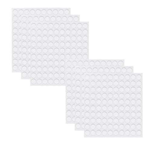 JZK 600 Stück 6 mm Mini-Klebepunkte, transparentes Klebeband zum sofortigen Befestigen und Basteln, sichere, abnehmbare doppelseitige Klebepads für die Wand, Selbstklebende Ballonaufkleber von JZK