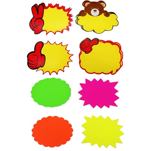 JZK 80 x Verkaufsschilder für den Einzelhandel, fluoreszierendes Preisschild, einseitiger Druck, blanko, Stern, Verkaufspreisetiketten, Einzelhandelsschilder, Verkauf für Einzelhandelsgeschäft, JZK 80 x Verkaufsschilder für den Einzelhandel, fluoreszierendes Preisschild, einseitiger Druck, blanko, Stern, Verkaufspreisetiketten, Einzelhandelsschilder, Verkauf für Einzelhandelsgeschäft, von JZK