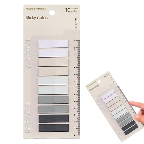 200 Blätterseitenmarkierungen, mehrfarbige klebrige Annotation Tabs mit Herrscher für die Büroschule Reading 200 Blätterseitenmarkierungen, mehrfarbige klebrige Annotation Tabs mit Herrscher für die Büroschule Reading von JZLEJC