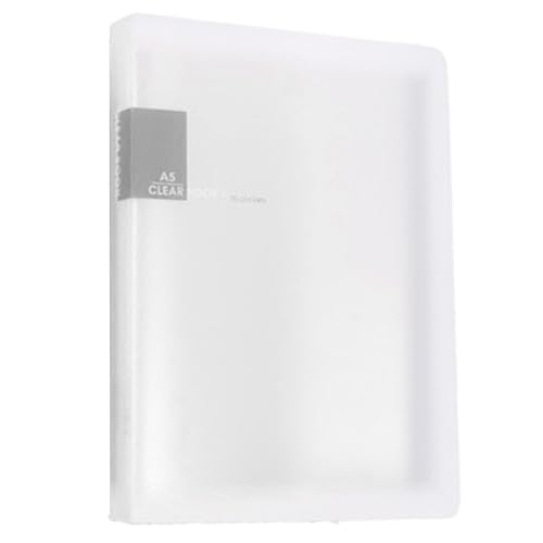 A5 Frosted Translucent -Dateiordner mit 60 Taschen Staubdichtes wasserdichtes Portfolio für das Schulbüro von JZLEJC