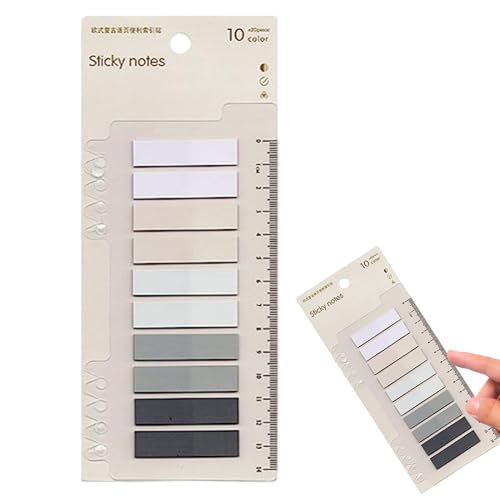Annotation Tabs, klebrige Registerkarten mit Lineal und 200 Blätter, mehrfarbige transparente Seitenmarkierungen für Büro, Schule, Lesen Annotation Tabs, klebrige Registerkarten mit Lineal und 200 Blätter, mehrfarbige transparente Seitenmarkierungen für Büro, Schule, Lesen von JZLEJC