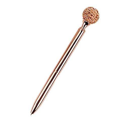 JZTRADING Schwarze Stifte Tintenroller Stift Zum Schreiben Schwarze Stifte Stifte Für Die Schule Schwarze Kugelschreiber Für Die Schule Bürobedarf Geschenke Kugelschreiber Schwarz rosegold von JZTRADING