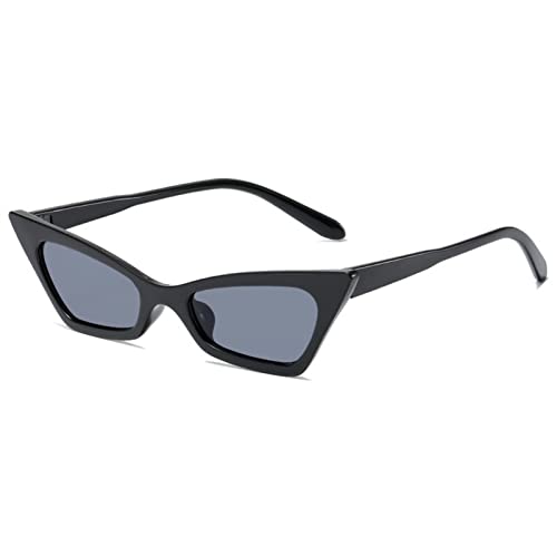 JZWCHQ Dreieckige Katzenaugen-Sonnenbrille für Damen, Street Shot, Bonbonfarben, Party, lustige Brille (Farbe: G, Größe: Medium) von JZWCHQ