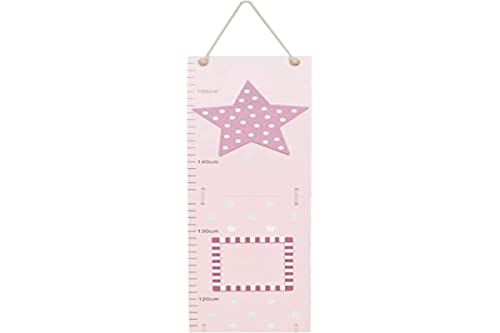 JaBaDaBaDo Pink Star Höhen- / Wachstumstabelle für Kinder / Körpergröße für Mädchen von JaBaDaBaDo