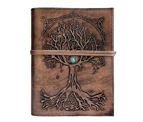 Jaald 20 cm Notizblock Notizen Notizbuch Seiten Handgemacht Album Tagebuch Leder mit Lederbezug Geschenke Antik Keltische Baum des Lebens Jaald 20 cm Notizblock Notizen Notizbuch Seiten Handgemacht Album Tagebuch Leder mit Lederbezug Geschenke Antik Keltische Baum des Lebens von Jaald
