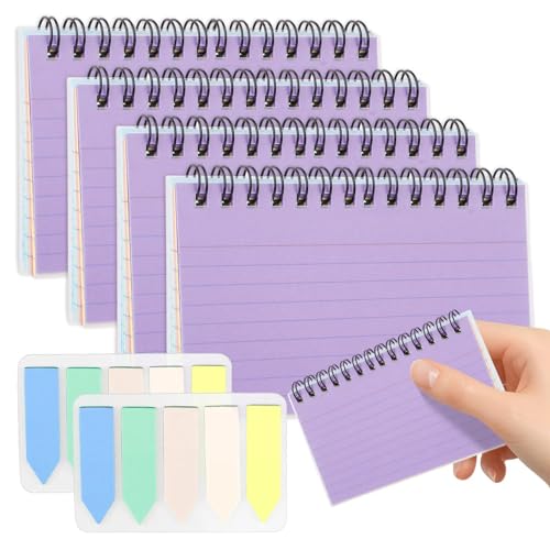 5 Stück Karteikarten,250 Blätter Index Cards,Reißbar Linierte Lernkarten,8 cm ×12.5 cm,Spirale Notizblock mit Transparenter Abdeckung für Schulsachen,Lernen Zubehör,Vokabelkarten,Treffe 5 Stück Karteikarten,250 Blätter Index Cards,Reißbar Linierte Lernkarten,8 cm ×12.5 cm,Spirale Notizblock mit Transparenter Abdeckung für Schulsachen,Lernen Zubehör,Vokabelkarten,Treffe von Jaarssho
