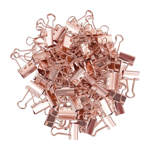 80 Stück Foldback Klammern Metall,Roségold-Faltklammer,Metallklammern,Kleiner Ordner,19mm, Büroklammer, Schwalbenschwanzclip zur Dokumentenaufbewahrung Im Büro und In Der Schule 80 Stück Foldback Klammern Metall,Roségold-Faltklammer,Metallklammern,Kleiner Ordner,19mm, Büroklammer, Schwalbenschwanzclip zur Dokumentenaufbewahrung Im Büro und In Der Schule von Jaarssho