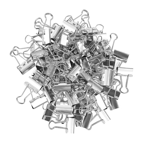 80 Stück Metallklammern,Foldback Klammern Metall,Kleiner Ordner, Silberner Faltclip, 19mm, Büroklammer, Schwalbenschwanzclip zur Dokumentenaufbewahrung Im Büro und In Der Schule 80 Stück Metallklammern,Foldback Klammern Metall,Kleiner Ordner, Silberner Faltclip, 19mm, Büroklammer, Schwalbenschwanzclip zur Dokumentenaufbewahrung Im Büro und In Der Schule von Jaarssho