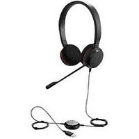 Jabra Evolve 20 UC Duo USB-Headset schwarz Jabra Evolve 20 UC Duo USB-Headset schwarz von Jabra