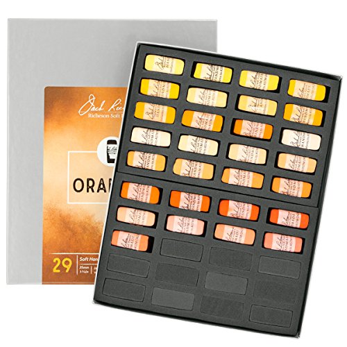 Jack Richeson Hand gerollt Weiche Pastellkreiden Farbe Orangen, 29-teiliges Set Jack Richeson Hand gerollt Weiche Pastellkreiden Farbe Orangen, 29-teiliges Set von Jack Richeson