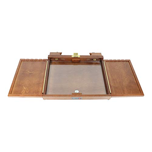 Jack Richeson Sienna Plein Air Malpalette Box (CT-PS-100) - Modern, Funktional - Braun - Hartglas von Jack Richeson