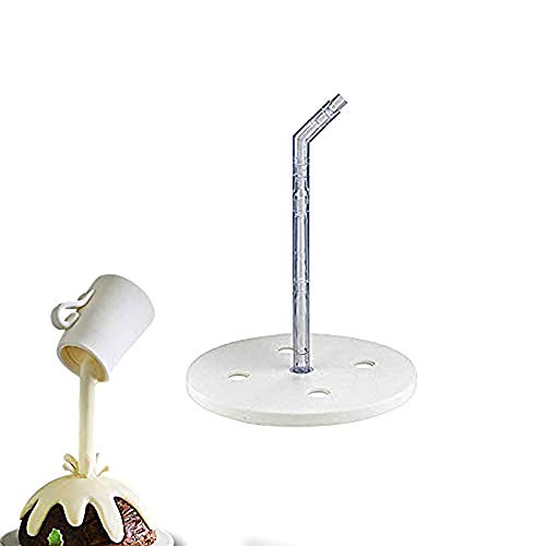 Jackallo Anti-Gravity Cake-Pouring Kit, Kuchen-Stützrahmen DIY Backwerkzeuge für Geburtstag, Hochzeit, Babyparty von Jackallo