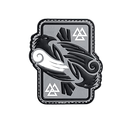 JTG - Odin Raven Rubber Patch (Grey) von Jackets To Go