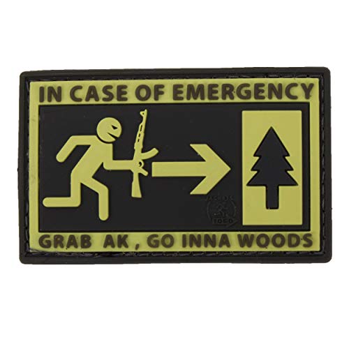 Jackets To Go JTG - Emergency Patch, fullcolor / 3D Rubber Patch von Jackets To Go