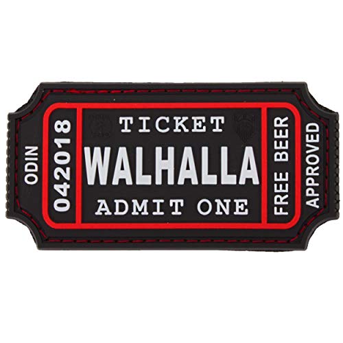 Jackets To Go JTG Walhalla Ticket - Odin Approved, SWAT 3D Rubber Patch von Jackets To Go