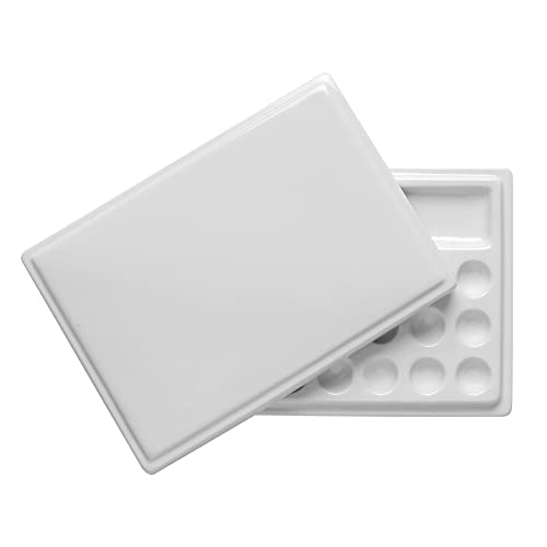 Jackson's : Ceramic Palette : No. 28 5x7 in. and lid von Jackson's