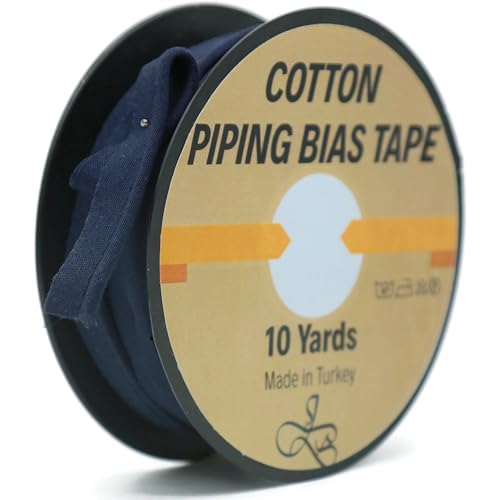 ID11 Schrägband mit Kordel – 9,1 m – 65+ Farben – 1,27 cm dekorative Nähborte für Polsterkissen, Heimdekoration, Basteln, Kleidung, strapazierfähige Baumwolle, gebrochenes Schwarz ID11 Schrägband mit Kordel – 9,1 m – 65+ Farben – 1,27 cm dekorative Nähborte für Polsterkissen, Heimdekoration, Basteln, Kleidung, strapazierfähige Baumwolle, gebrochenes Schwarz von Jacob Bicerri