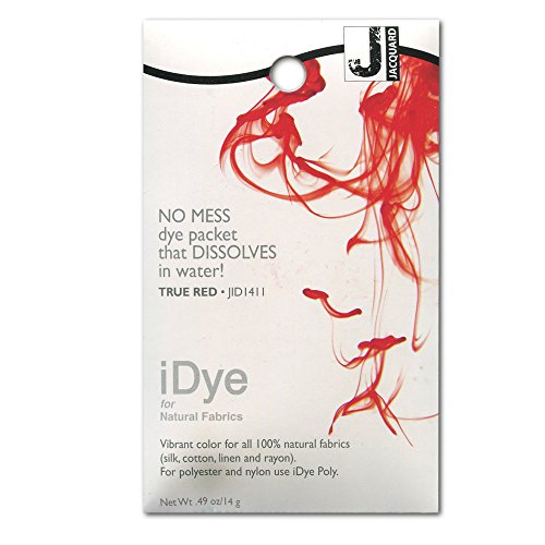 Jacquard JAJID1411 100% Natural Fabric, True Red iDye Stofffarbe, Echtes Rot, Each von Jacquard