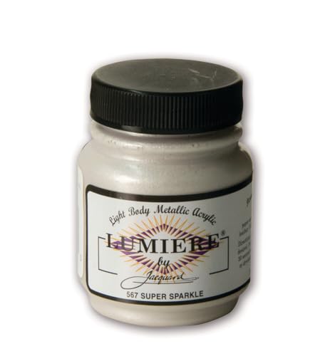 Jacquard Lumiere Acrylfarbe, 64 ml, super funkelnd von Jacquard